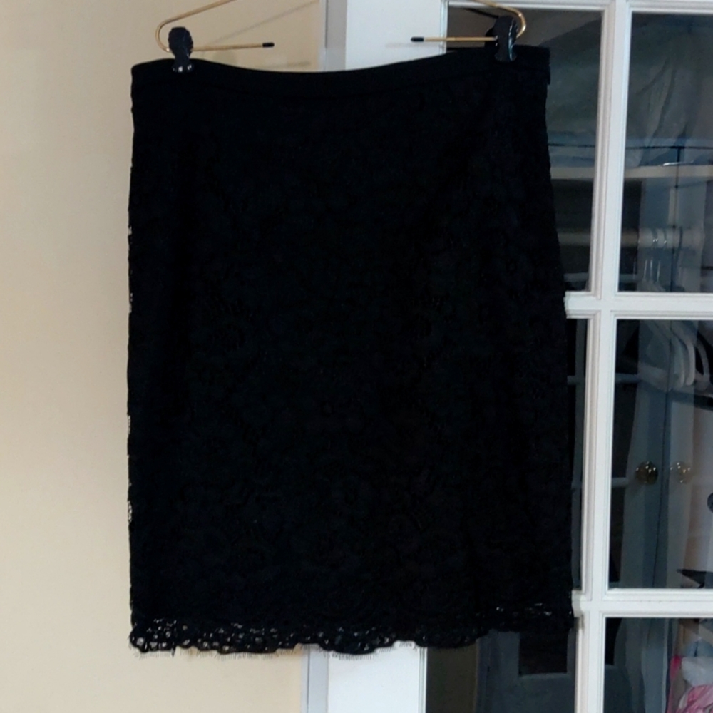Karl Lagerfeld lace pencil skirt